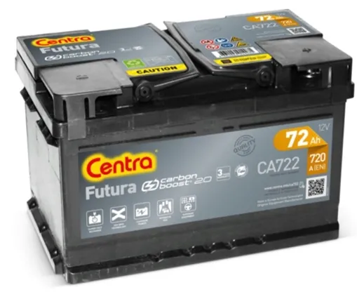 AKUMULATOR 12V Centra FUTURA CA722 72Ah 720A P+ RADOM