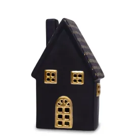 figurka-domek-led-czarno-zloty-19x12x65-cm