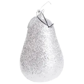 bombka-gruszka-szklana-mala-srebrna-z-brokatem17cm