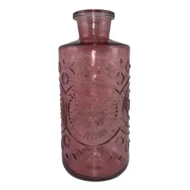 wazon-butelka-berlin-rozowy-h21cm