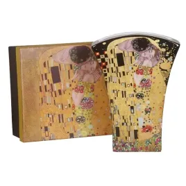 wazon-klimt-pocalunek-czarny-w-pudelku-15x205x6-cm
