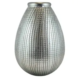 wazon-19-cm-srebrny-wytlaczany-we-wzory-prezent