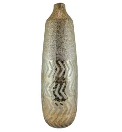 wazon-38-cm-zloty-wytlaczany-we-wzory-prezent