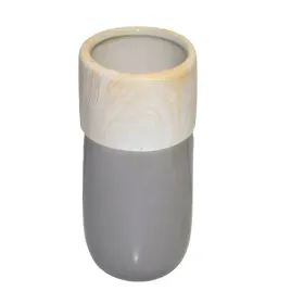 wazon-9x20cm-szary-bezowy