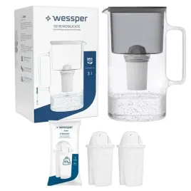 dzbanek-szklany-wessper-d2-borosilicate-3l-3x-filtr-wessper-aquaclassic