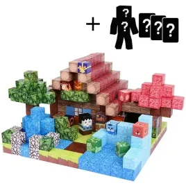 klocki-magnetyczne-minecraft-szesciany-100-szt-figurka-i-karty-mocne