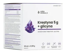 aura-herbals-kreatyna-5-g-monohydrat-glicyna-saszetki-30-szt