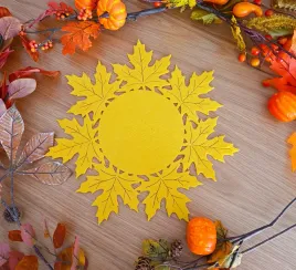 filcowa-podkladka-w-ksztalcie-liscia-35x35-cm-zielona-lub-zolta
