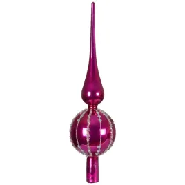 szpic-szklany-fuksja-31cm-elegancki-czubek-na-choinke