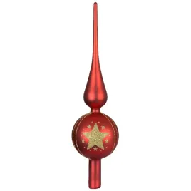 szklany-szpic-choinkowy-31cm-czerwony-matowy-z-gwiazdkami