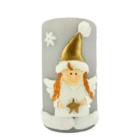 swieca-ozdobna-biala-15cm-winter-angel-swieta