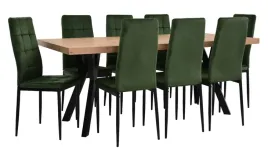 stol-rozkladany-90x90-190cm-8-krzesel-tapicerowanych-welur-zielony