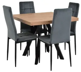 stol-rozkladany-90x90-190cm-i-4-krzesla-tapicerowane-welur