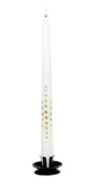 swieca-fam-dluga-fd-290-22-glitter-dots-lakier-matowy-biala