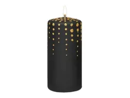 swieca-pienkowa-150-70-glitter-dots-lakier-matowy-czarna