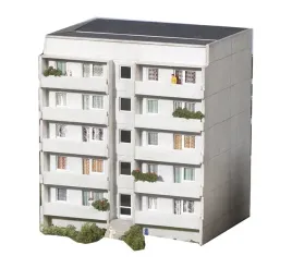 piko-61146-blok-mieszkalny-z-prefabrykatow-z-wielkiej-plyty-h0-1-87