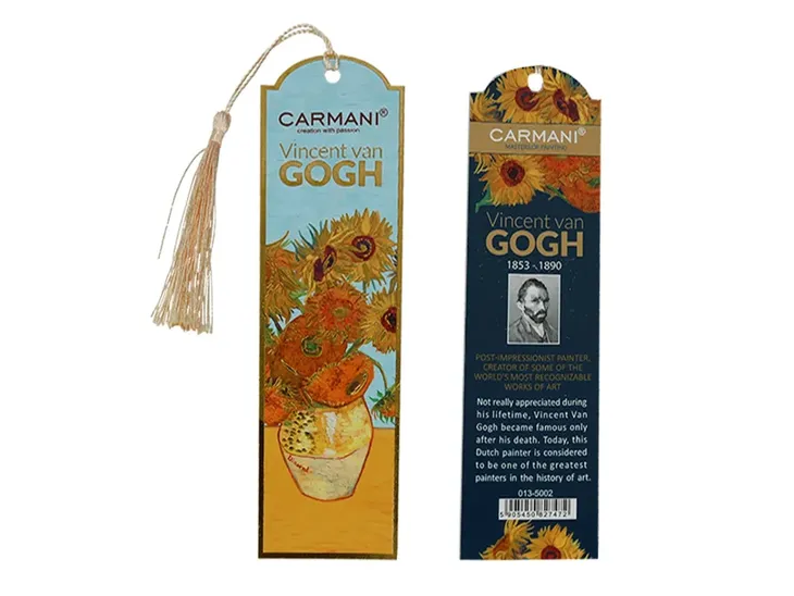 Zakładka do książki Van Gogh Słoneczniki carmani ozdobna