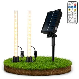 2x-lampa-solarna-ogrodowa-wbijana-naziemna-3000k-pilot-zewnetrzna-gruntowa