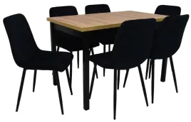 stol-rozkladany-70x120-160cm-6x-krzeslo-tapicerowane-welur-czarny