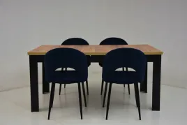 stol-rozkladany-90x160-200-dab-craft-4-krzesla-tapicerowane-z-wycieciem