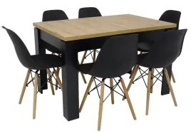 stol-rozkladany-80x120-160cm-6x-krzeslo-skandynawskie-salonkuchnia
