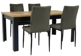 stol-rozkladany-90x160-200cm-4-krzesla-tapicerowane-ik-10-welur