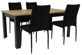 stol-rozkladany-90x160-200cm-craft-i-4-krzesla-tapicerowane-ik-10-welur