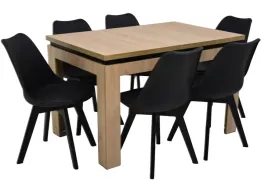 stol-rozkladany-80x120-160cm-laminat-6-krzesel-skandynawskich-czarnych
