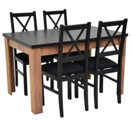 stol-rozkladany-krzesla-drewniane-z-tapicerowanym-siedziskiem-80x120-160cm