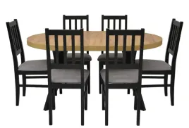 stol-okraly-90x90-140cm-6x-krzeslo-drewniane-z-tapicerowanym-siedziskiem