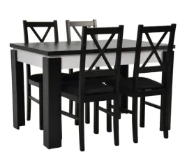 stol-rozkladany-80x120-160cm-4-krzesla-drewniane-tapicerowane-siedzisko
