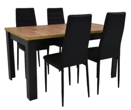 stol-rozkladany-80x140-180cm-wotan-4-krzesla-ekoskora-czarna