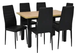 stol-rozkladany-krzesla-ekoskora-czarna-80x80-160-do-salonu-kuchni-jadalni