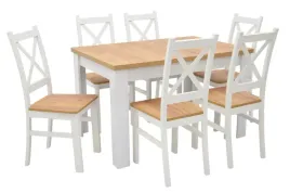 stol-rozkladany-80x120-160-cm-6-krzesel-drewnianych-krzyzak-dab-craft