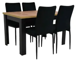stol-rozkladany-80x120-160-4-krzesla-tapicerowane-welurowe-salon-jadalnia