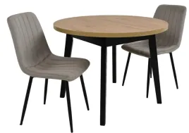 stol-okragly-100x100-130cm-artisan-2x-krzeslo-tapicerowane-welur-kolory