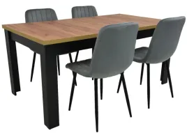 stol-rozkladany-90x160-200cm-4-krzesla-tapicerowane-welur-wybor