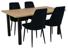 stol-rozkladany-90x160-200cm-4-krzesla-fotelowe-welur-czarny