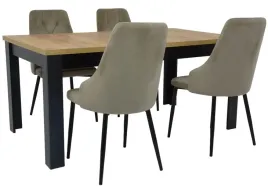 stol-rozkladany-90x160-200-dab-craft-i-4-krzesla-ik-09-welur-kolory
