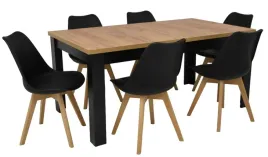 stol-rozkladany-90x160-200cm-craft-i-6-krzesel-skandynawskich