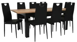 stol-rozkladany-90x160-200-dab-artisan-i-8-krzesel-ik-08-czarna-ekoskora