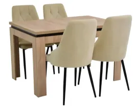 stol-rozkladany-80x120-160cm-i-4-krzesla-ik-09-welur-bezowy