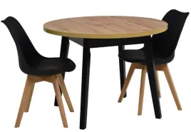 stol-okragly-100x100-130cm-2-krzesla-skandynawskie