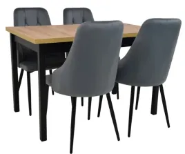 stol-rozkladany-70x120-160cm-4-krzesla-tapicerowanefotelowe-welur-szary