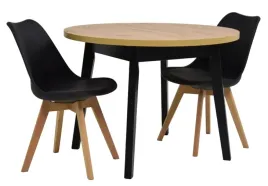 stol-okragly-100x100-130cm-2-krzesla-skandynawskie