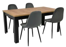 stol-rozkladany-90x160-200cm-4-krzesla-tapicerowane-welur