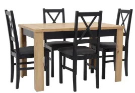 stol-rozkladany-80x120-160cm-i-4-krzesla-drewniane-tapicerowane-siedzisko