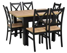 stol-rozkladany-90x90-120-6-krzesel-drewnianych-salon-jadalnia