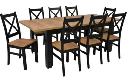 stol-rozkladany-90x160-200-8-krzesel-drewnianych-krzyzak-dab-craft-czarny