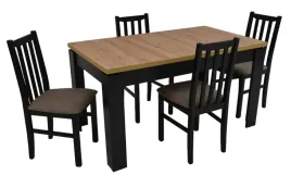 stol-rozkladany-80x140-180-cm-4-krzesla-drewniane-tapicerowane-siedzisko